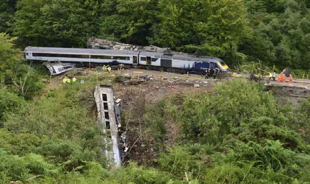 Several injured in Scotland rail collision: police