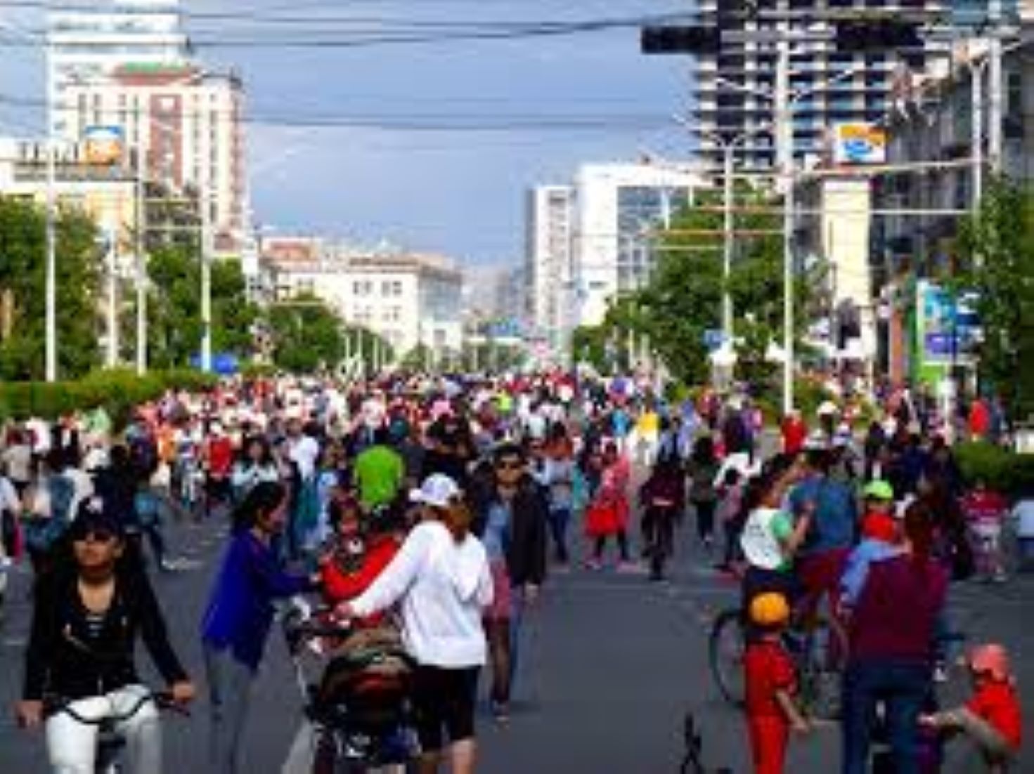 Mongolia Observed Car-Free Day In Capital To Promote Healthy Living