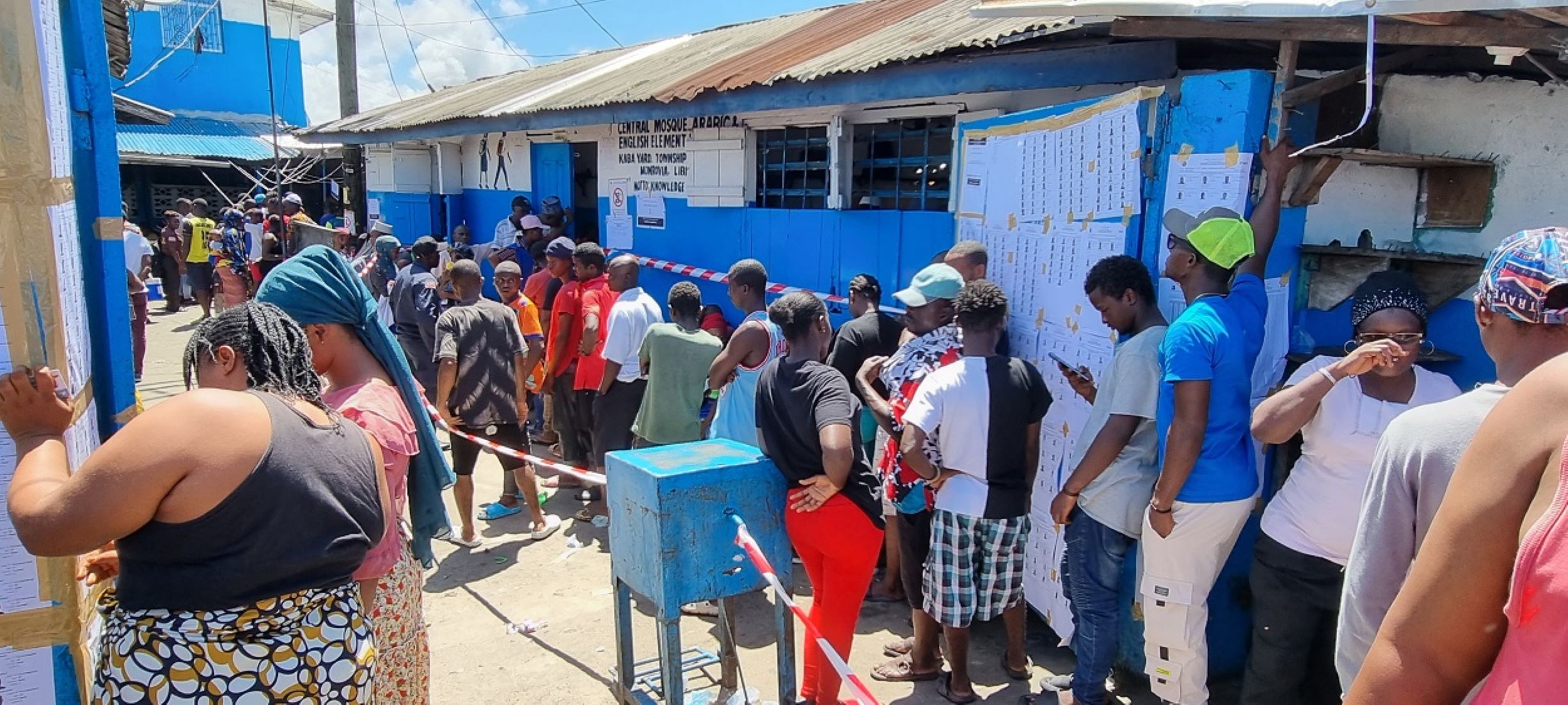 Liberians Turned Out En Masse To Vote In Presidential Elections