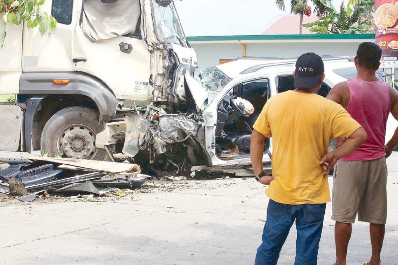 Two Dead, Two Injured In Van-Truck Collision In Philippines