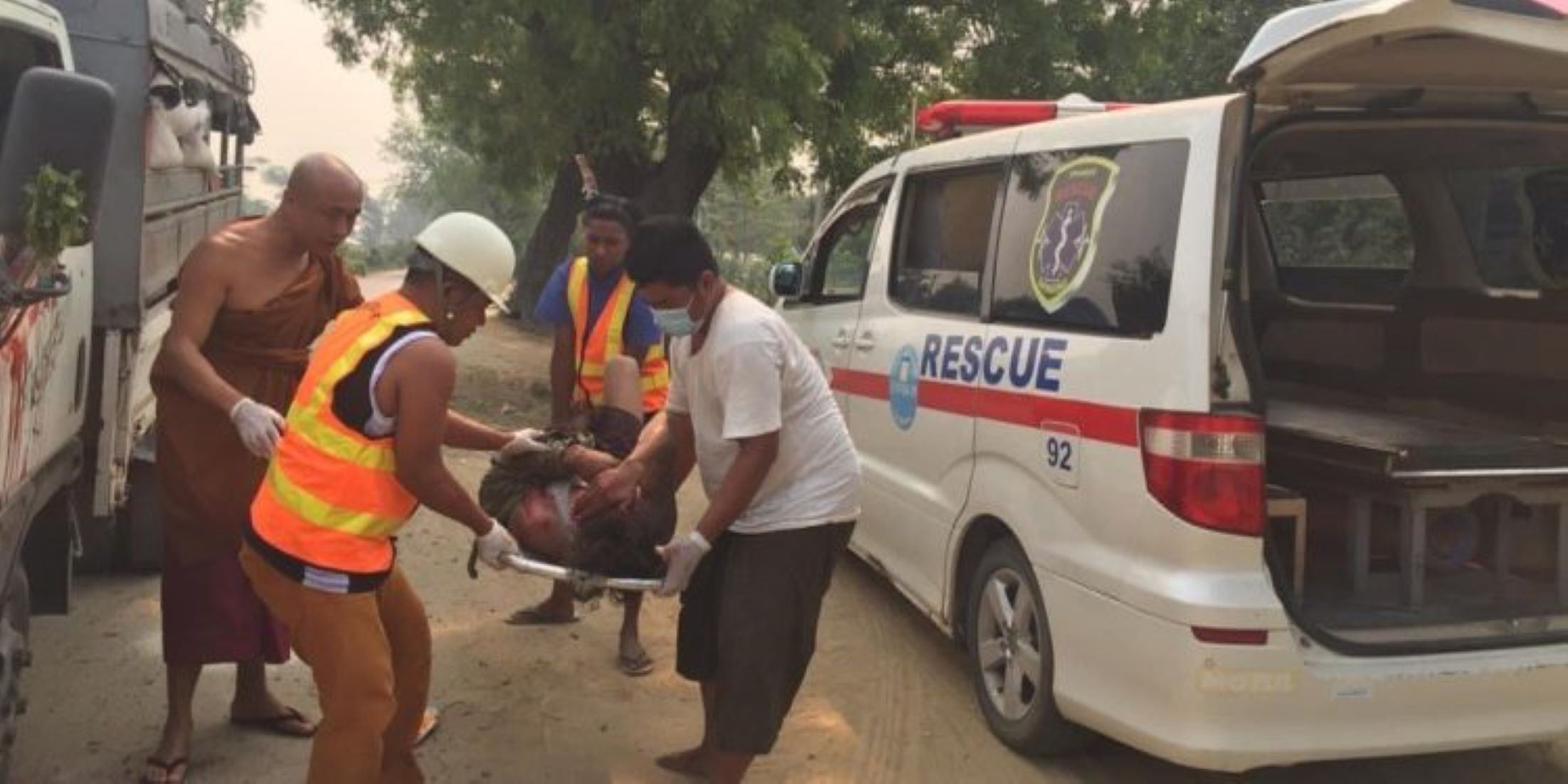 Two Killed, Four Injured In Ambulance Crash In Yangon