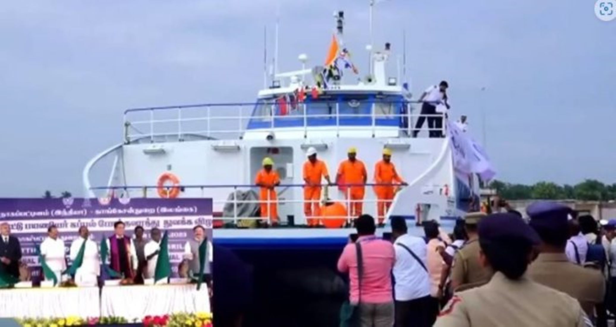 India, Sri Lanka Resumed Ferry Service After 40 Years