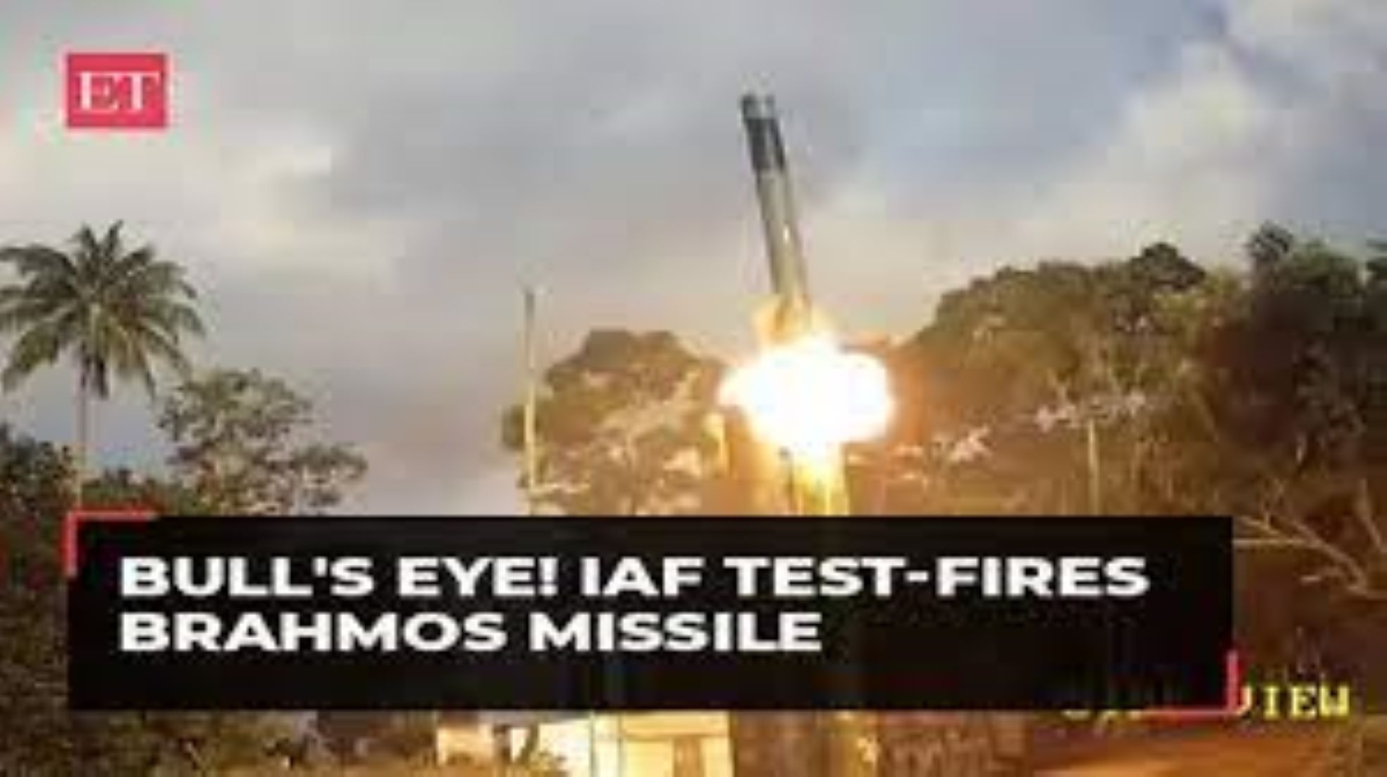 Indian Air Force Successfully Tested Surface-To-Surface Version Of Brahmos Missile