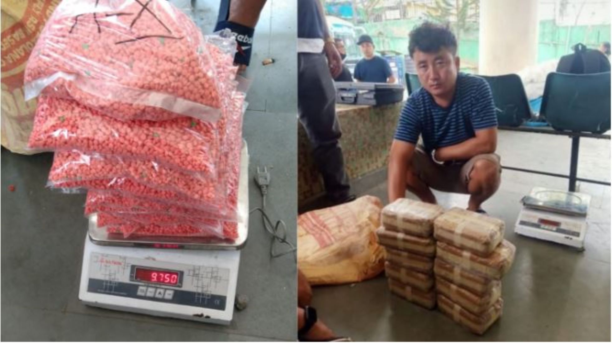 Illegal Drugs Seized In Central Myanmar