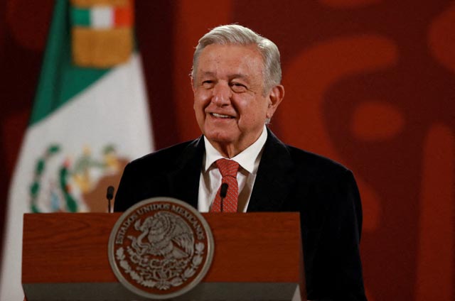 Mexico president says to meet US Pres Biden next month