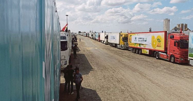 UN puts Gaza humanitarian aid need at 100 trucks per day