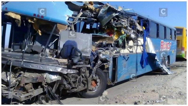 4 dead, dozens injured in head-on bus crash in Peru