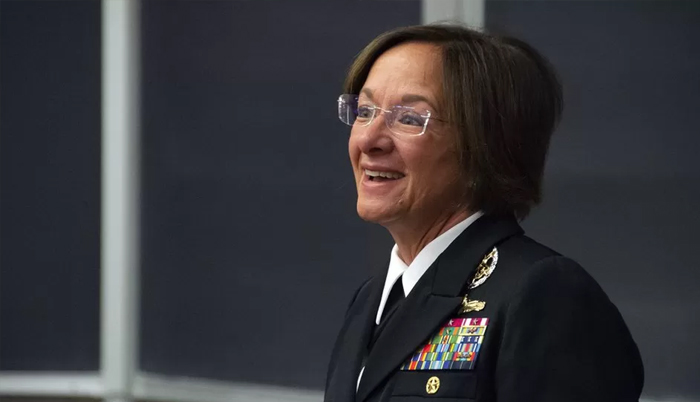 Lisa Franchetti becomes first woman to lead US Navy