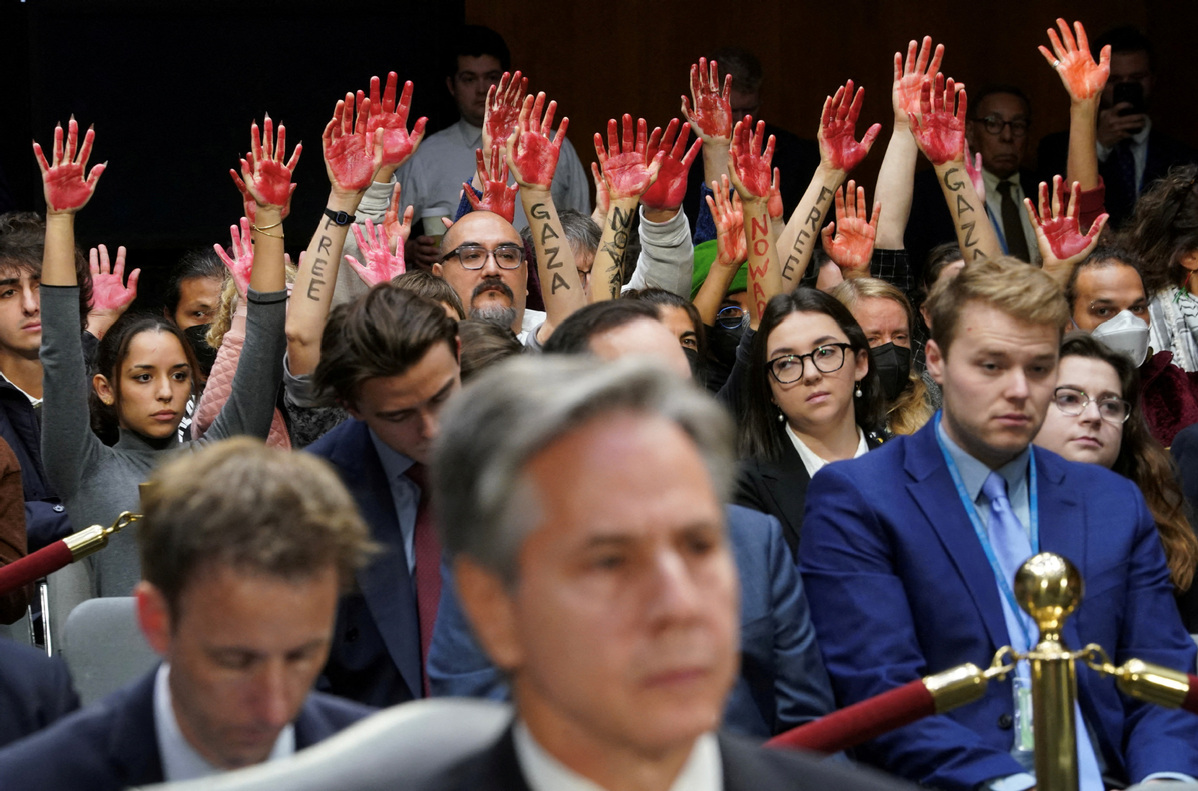 U.S. Senate Hearing On Funding For Israel Repeatedly Interrupted By Anti-War Protesters