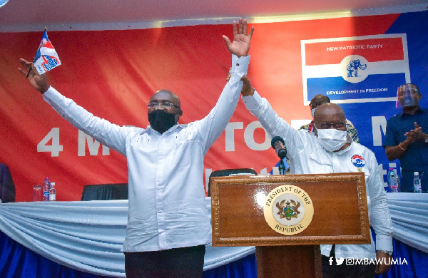 Ghana: Pres Akufo-Addo hands over NPP leadership to Bawumia after 16 years