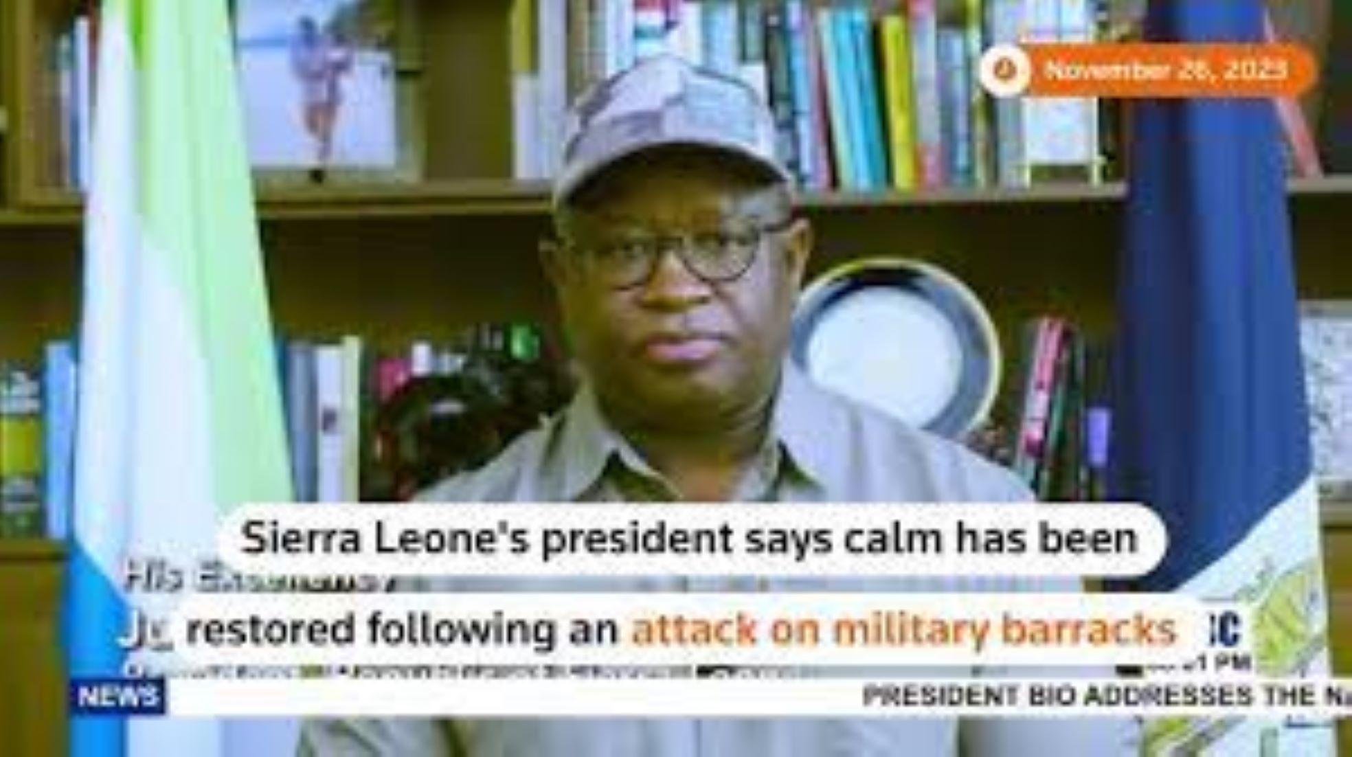 Leaders Responsible For Military Barracks Attack Arrested: Sierra Leone President