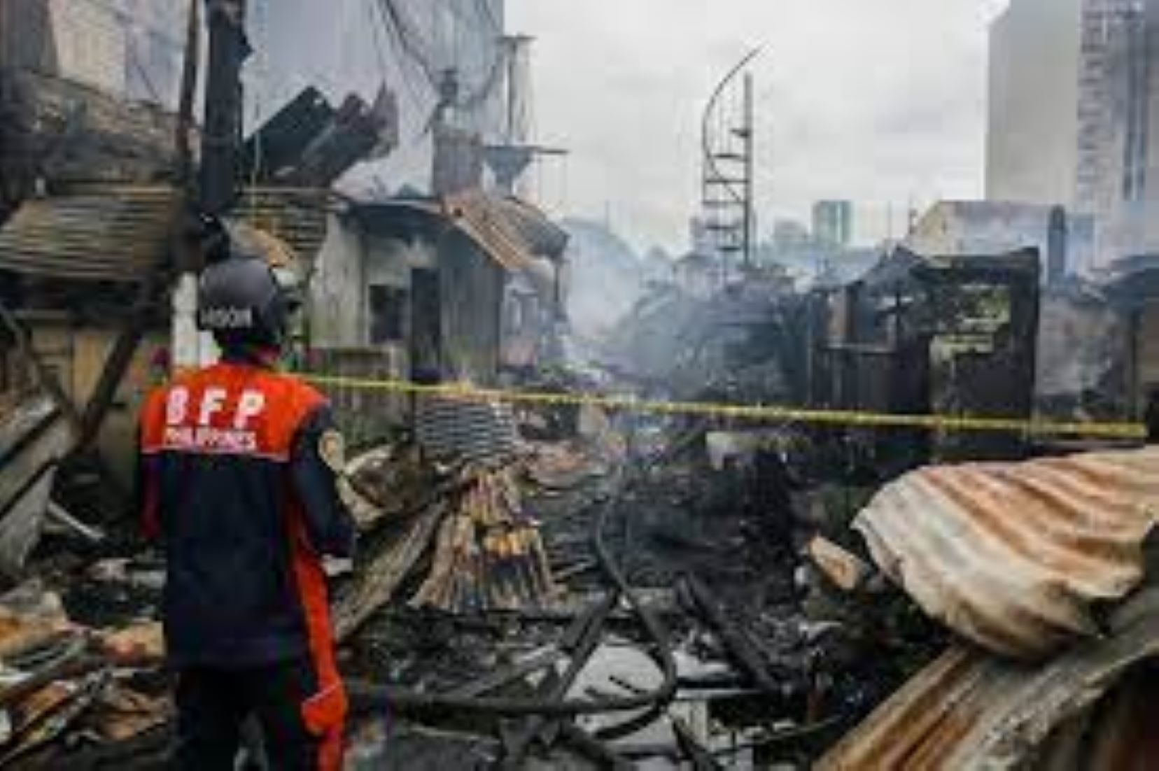 Fire Left Two Dead In Philippine Capital