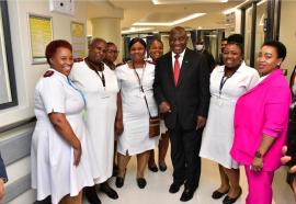 South Africa: President Ramaphosa opens Dr Pixley Ka Isaka Seme Memorial Hospital