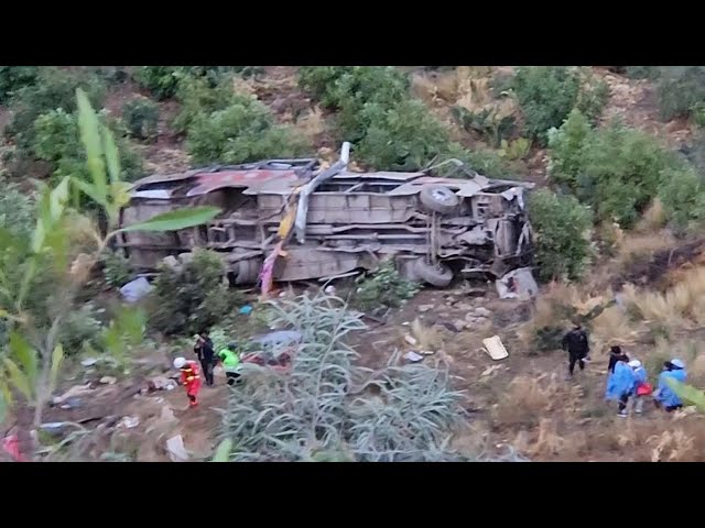 Death toll rises to 20 in Peru bus crash