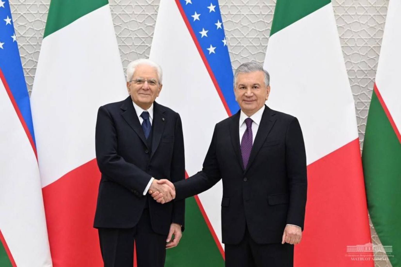 Presidents Of Uzbekistan, Italy Hold Talks To Further Bilateral Relations