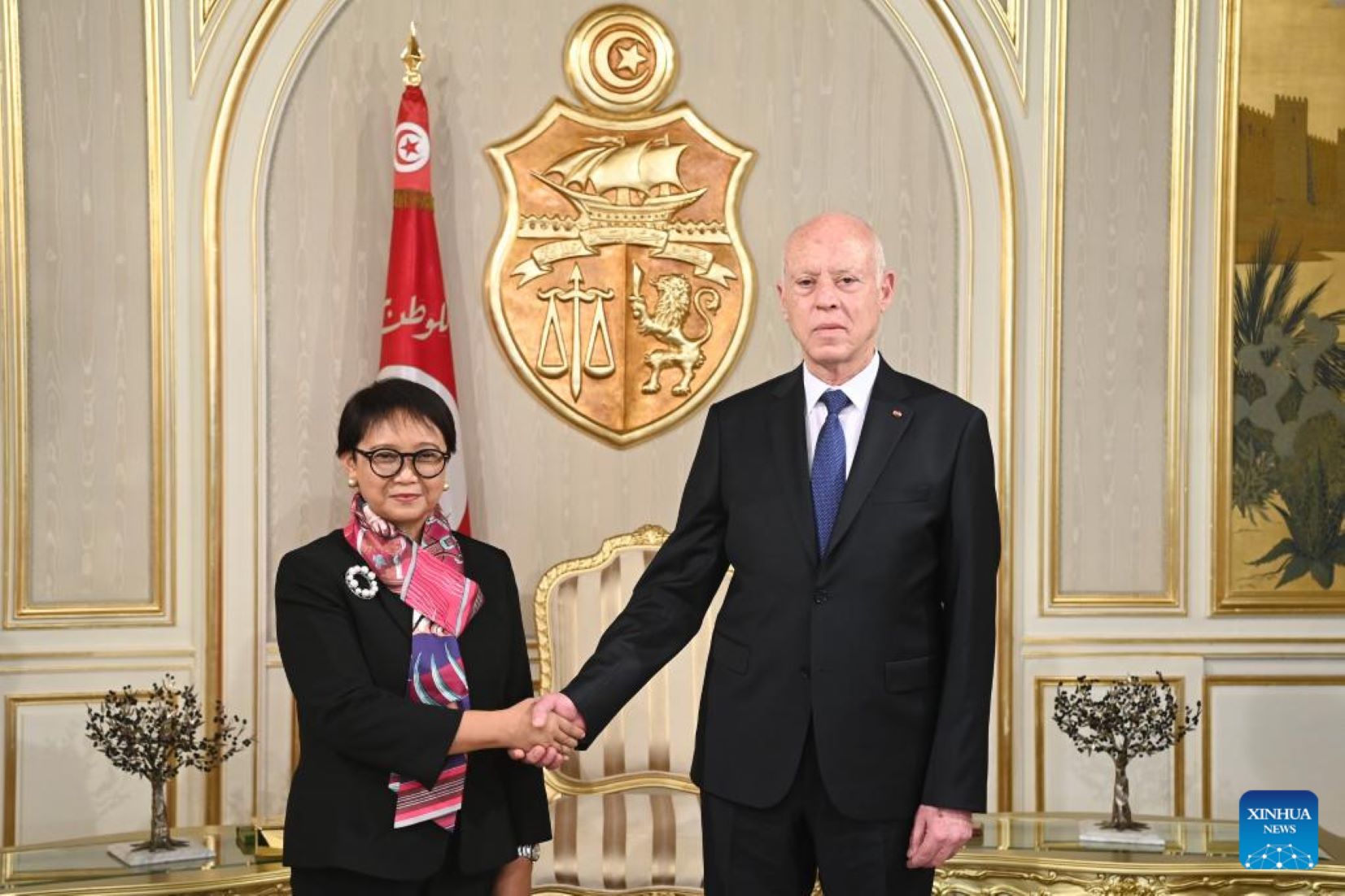 Tunisian President, Indonesian FM Met On Ties, Cooperation