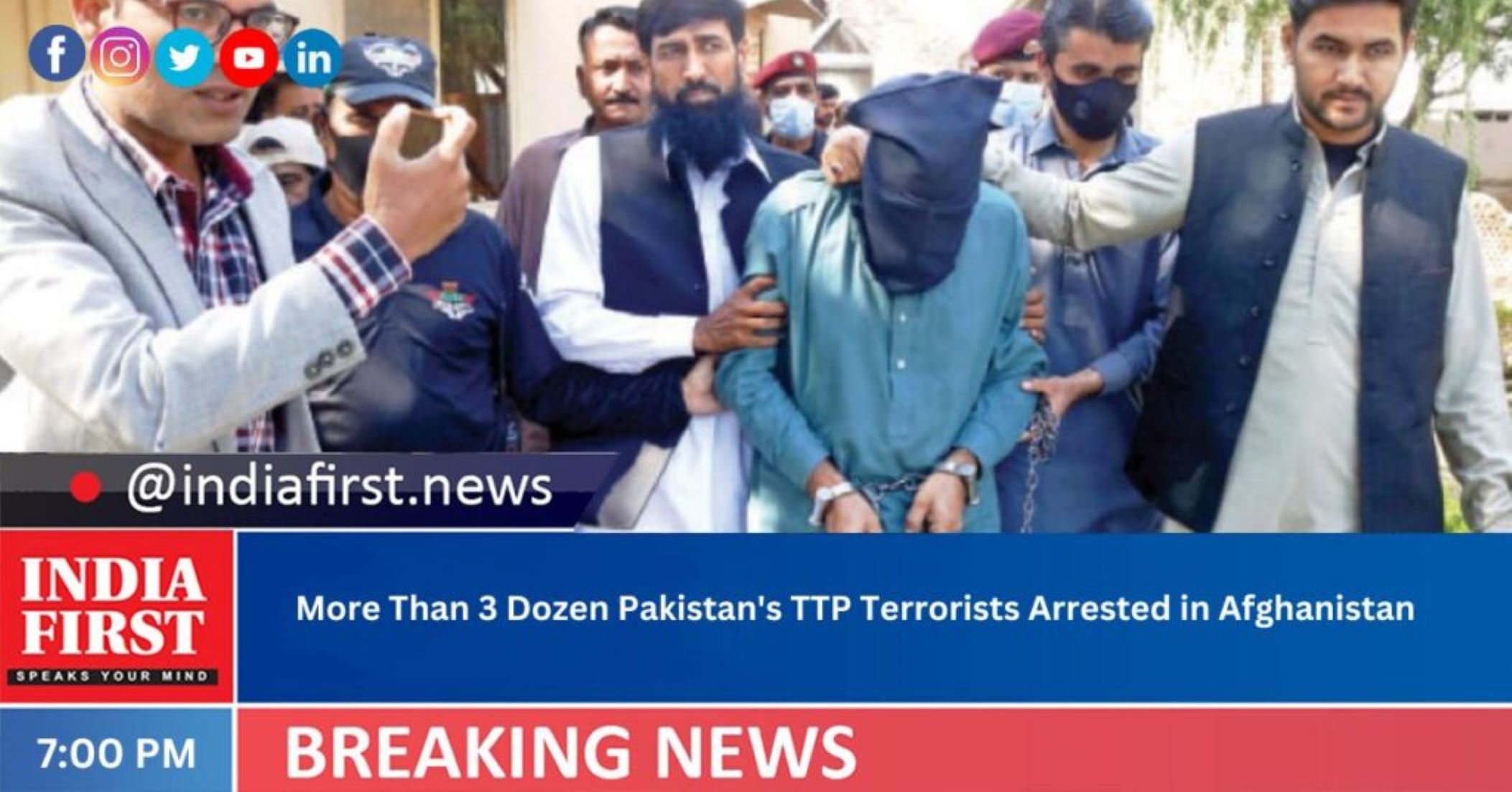 Over Three Dozens Pakistan’s TTP Terrorists Held In Afghanistan