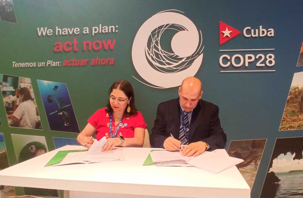 Cuban and Mexican foundations sign agreement at COP28