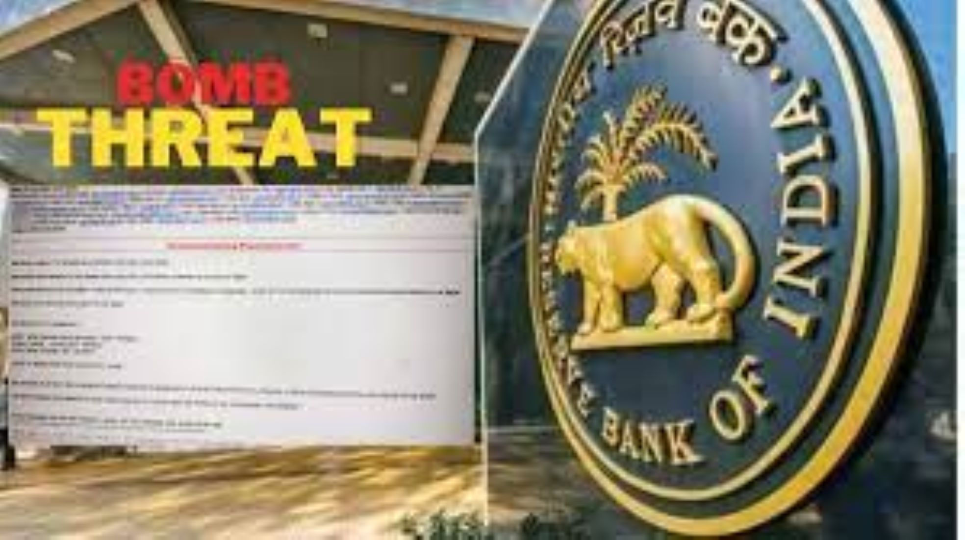 India’s Central Bank Gets Bomb Threat