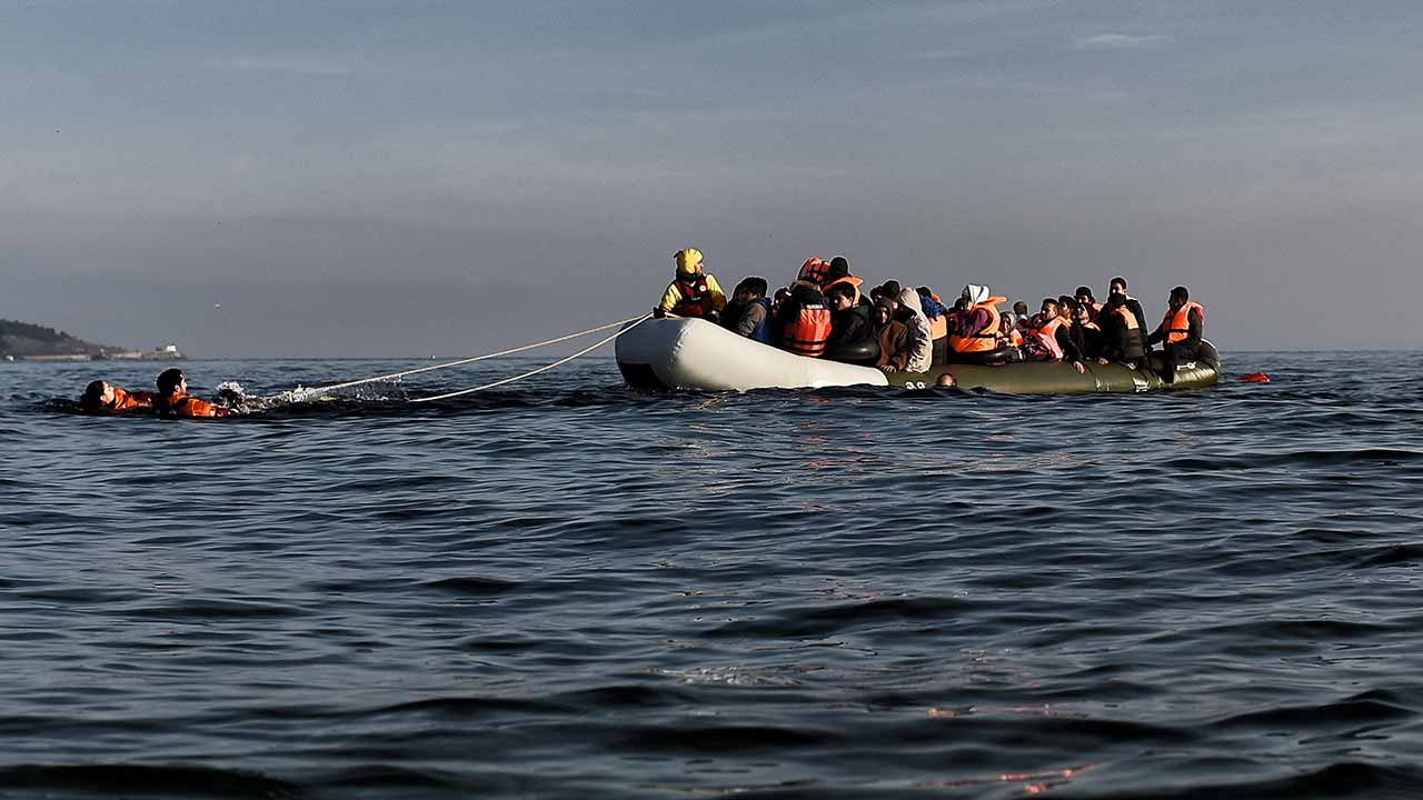 Migrant boat carrying over 60 capsizes in English Channel, one dead