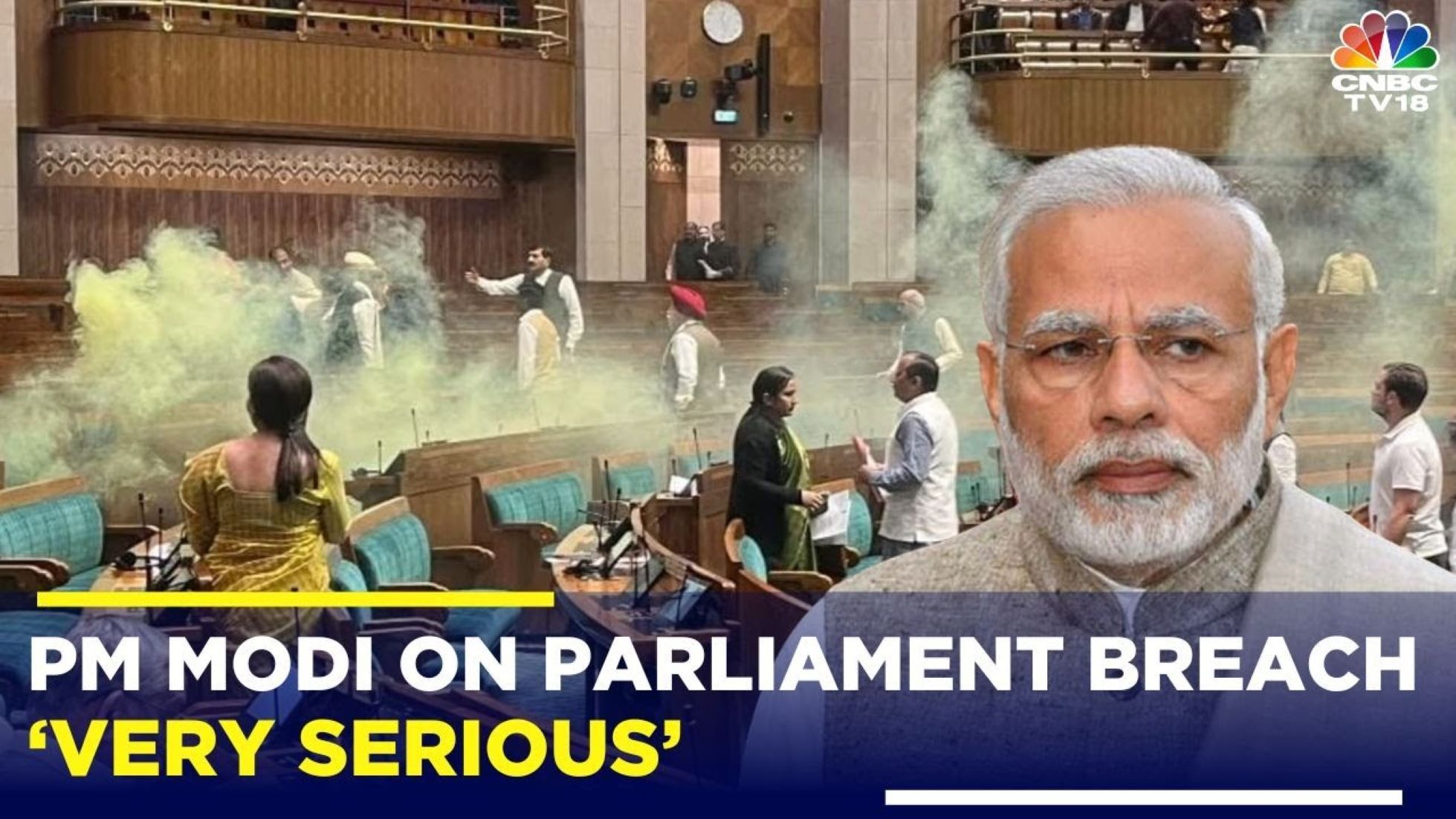 Modi Says Indian Parliament Security Breach “Very Serious”