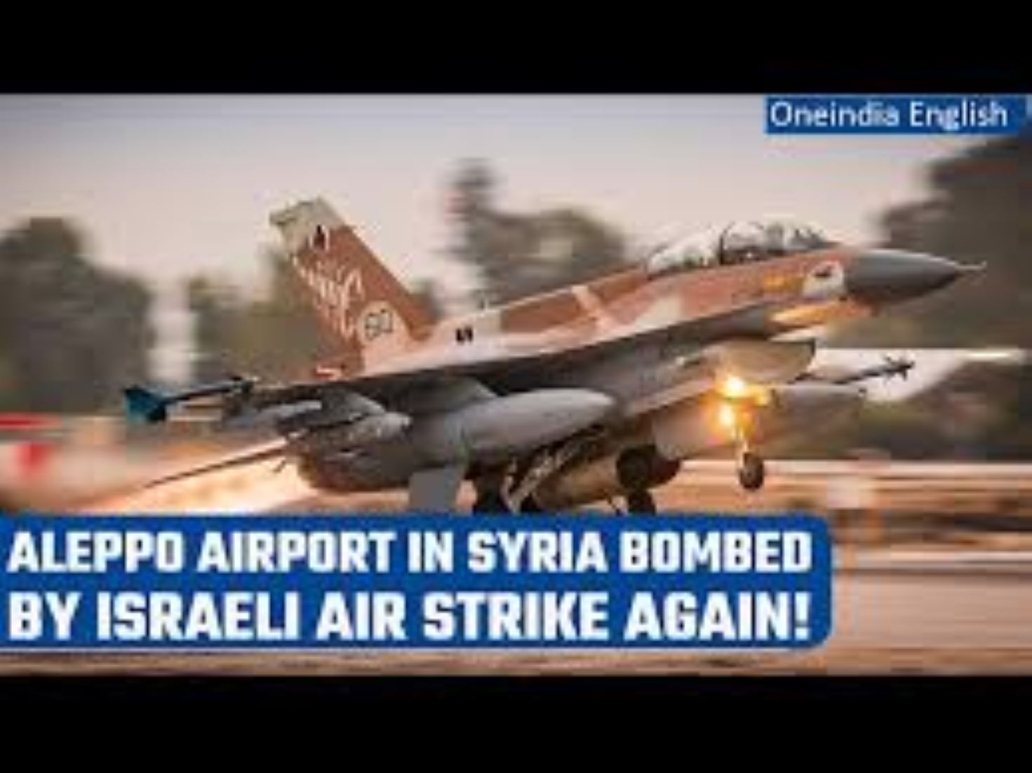 Israel Launches Missile Attack Near Aleppo Int’l Airport In Syria