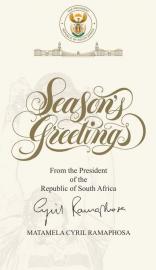 South Africa: Happy holidays to all! wishes Pres Ramaphosa