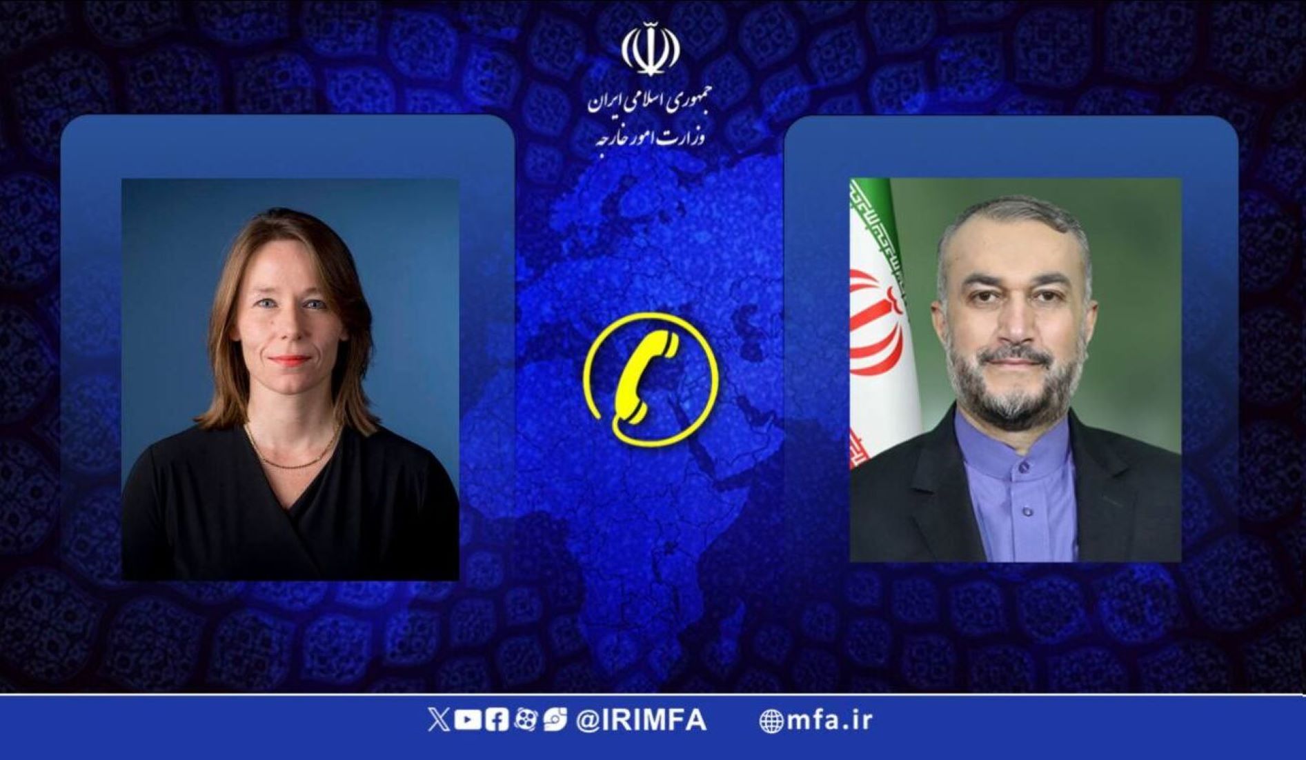 Iranian, Dutch FMs Discuss Bilateral Ties, Iran’s Strike In Iraq’s Kurdistan Region