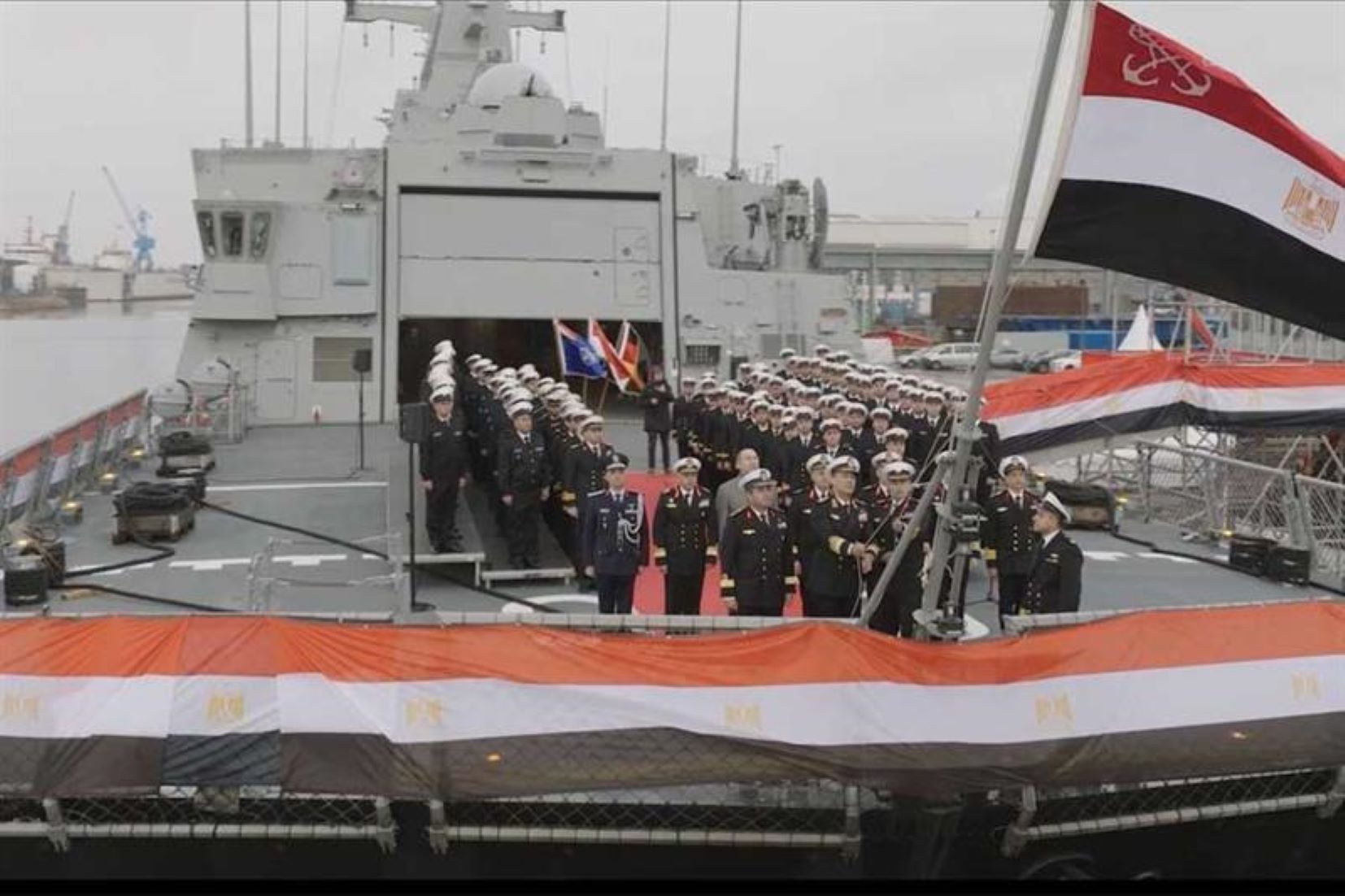 Egyptian Navy Receives German-Made MEKO-A200 Frigate