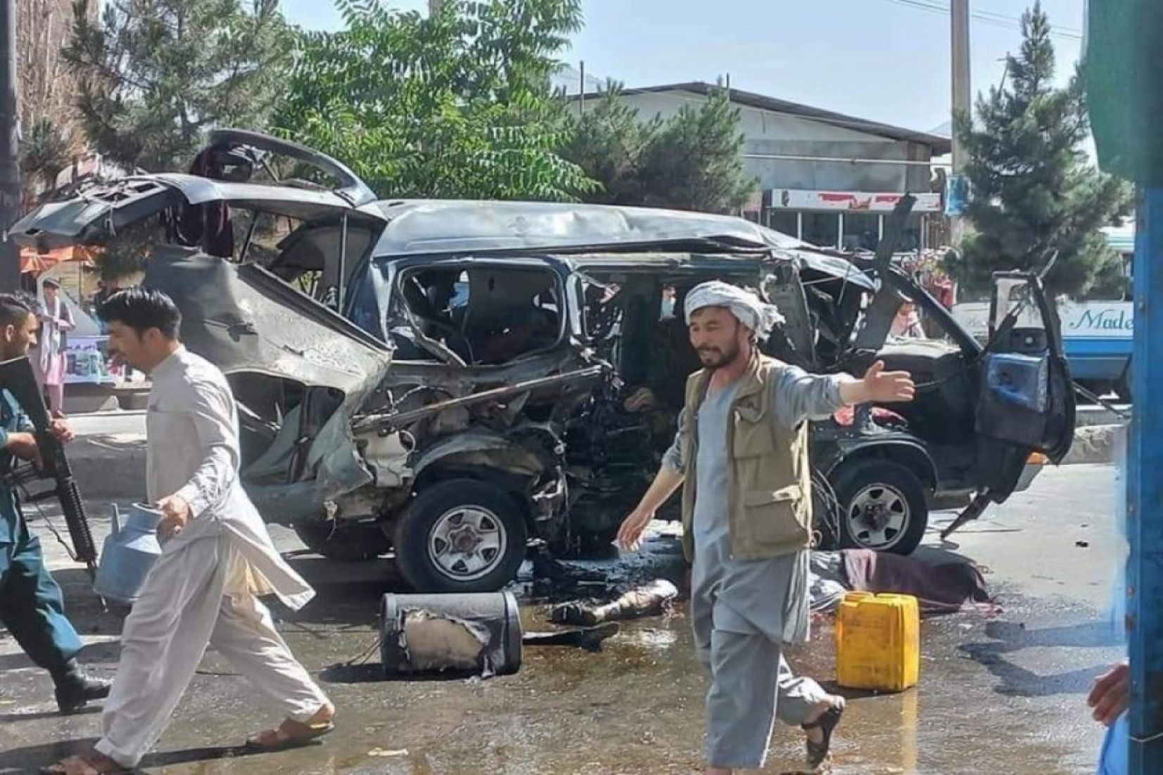 Seven Injured As Blast Targeted Police Car In West Afghanistan