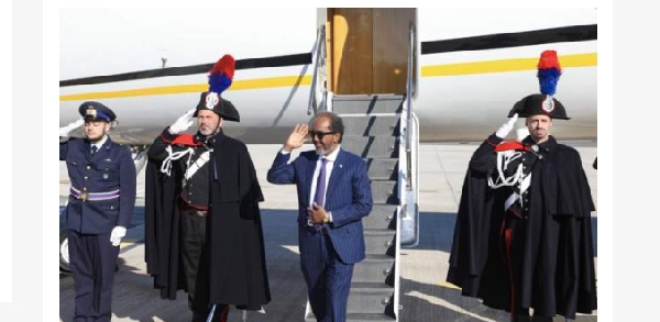 African presidents arrive in Rome for Italy-Africa summit