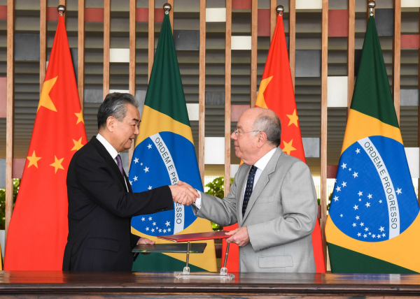 China, Brazil to work together for next “golden 50 years” in bilateral ties