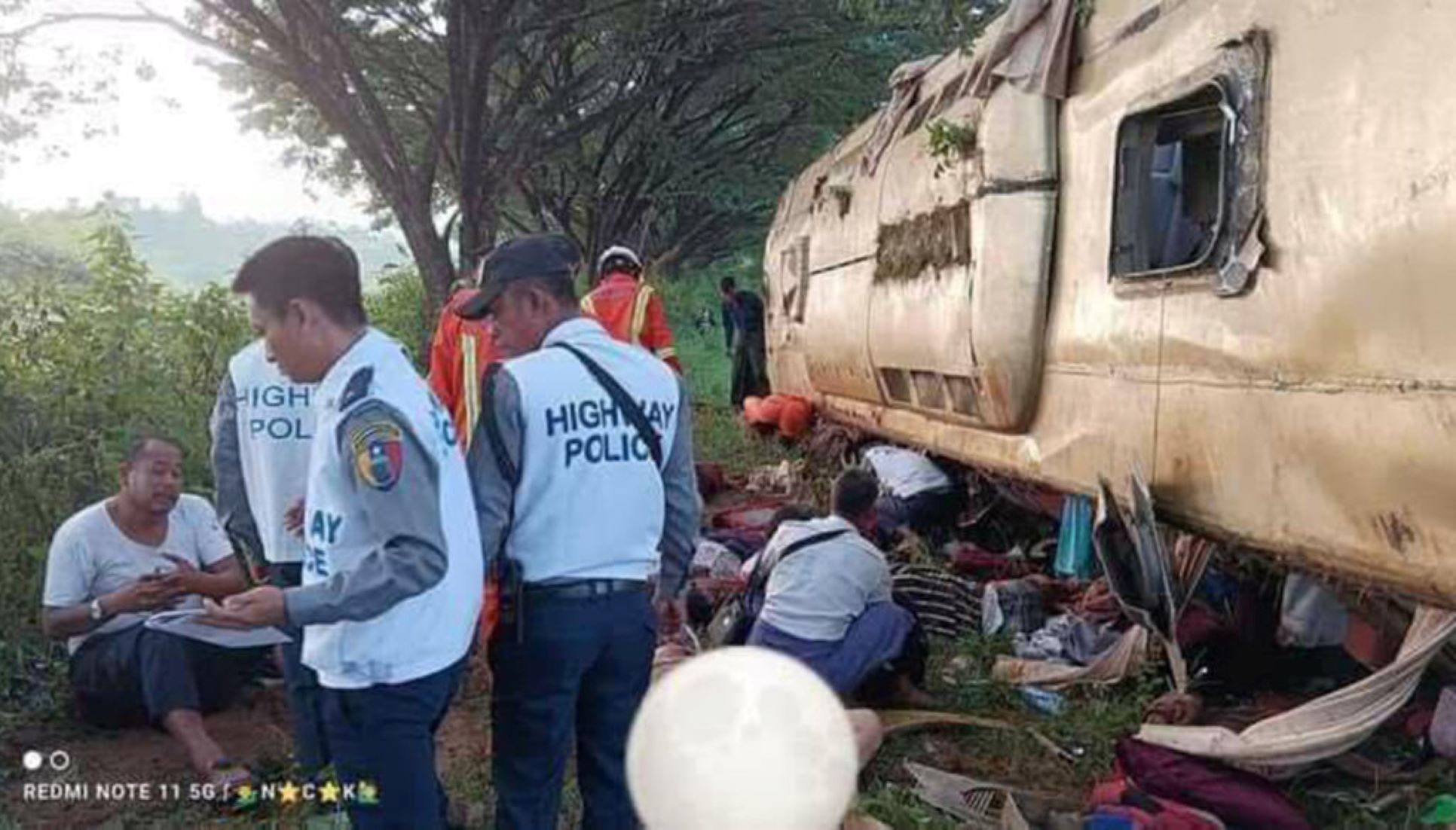 32 Factory Workers Injured In Vehicle Collision In Yangon