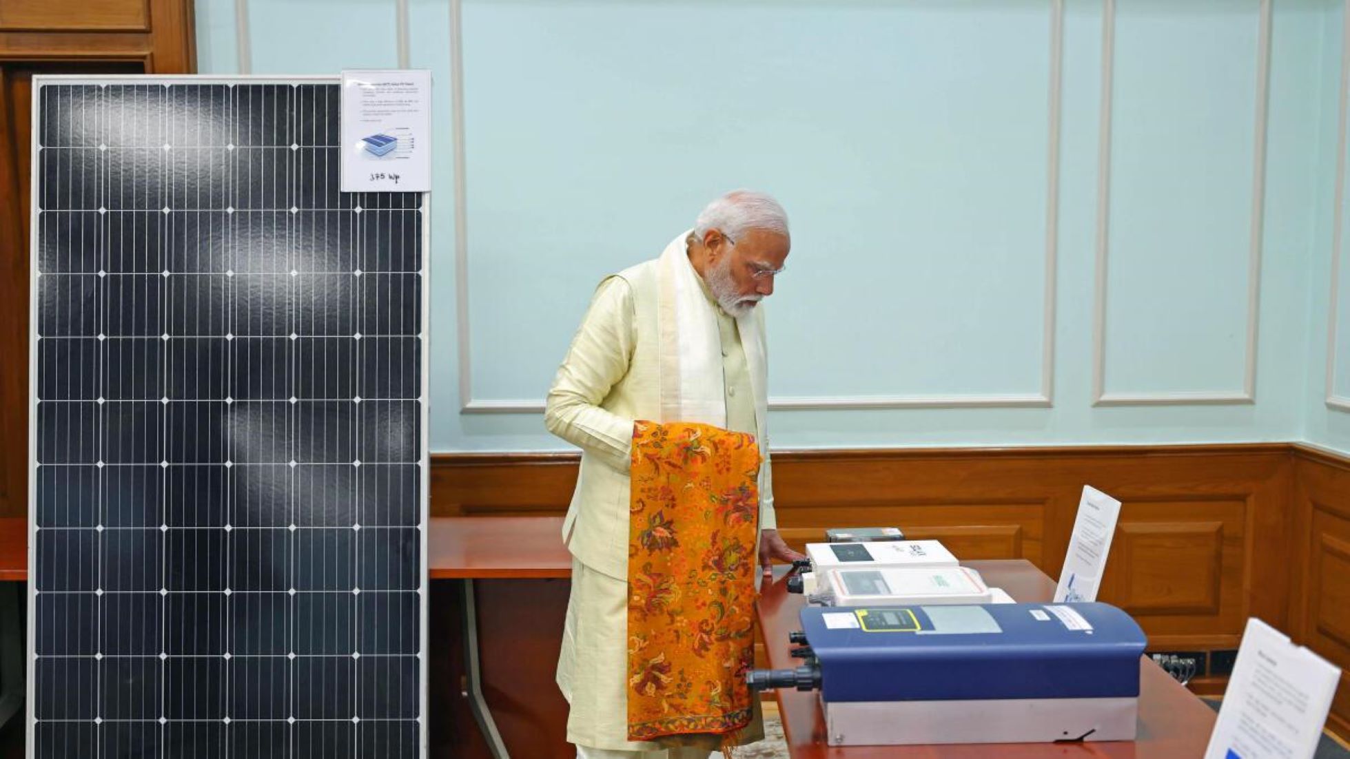 Indian PM Modi Announces Scheme To Install Rooftop Solar Panels