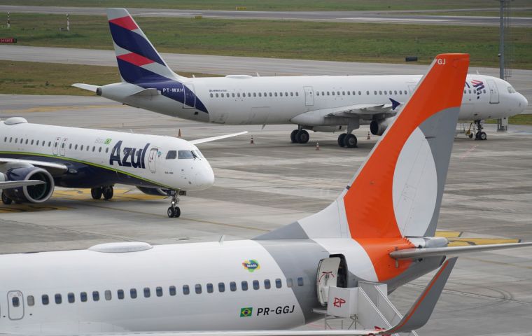 Increase in air travel reported in Brazil