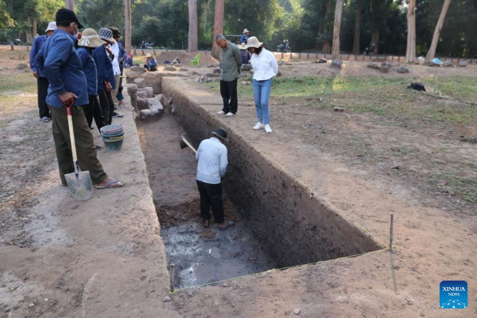 Cambodian Archaeologists Plan To Restore Ancient Pond At Bayon Temple In Famed Angkor Park