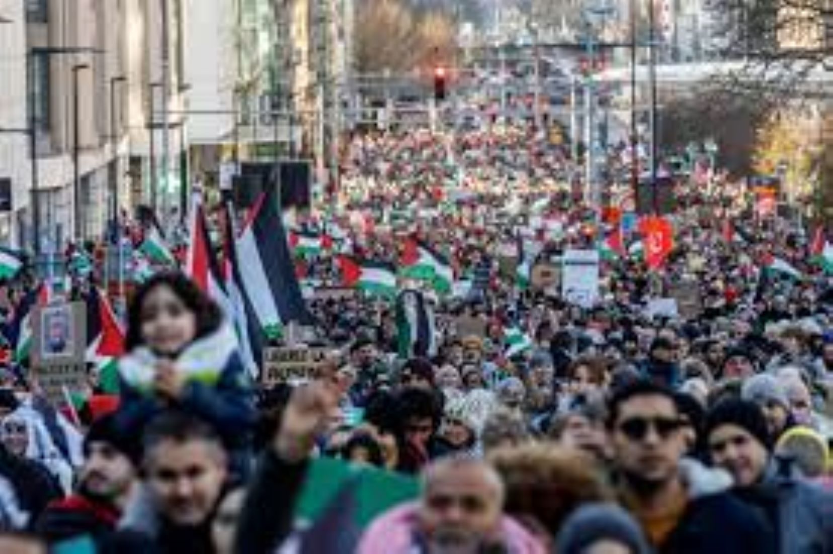 Thousands Marched In Brussels For Gaza Ceasefire Before EU Meetings