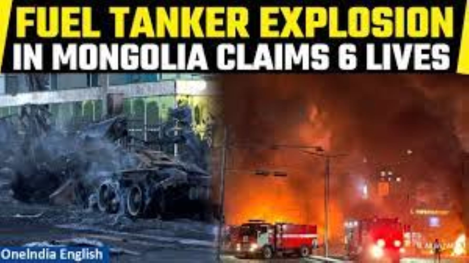 Death Toll Rises To Six In Gas Tanker Explosion In Mongolia