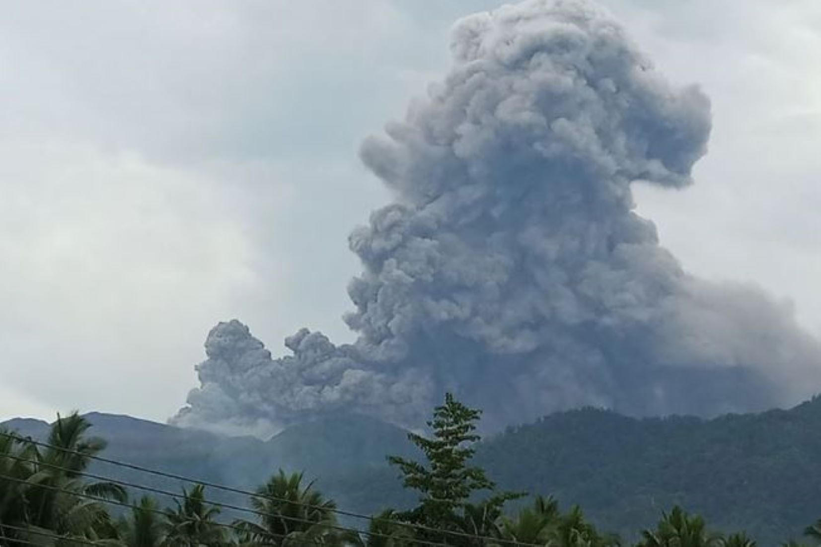 Indonesia’s Dukono Volcano Erupts, Ash Up To 1.7 Km