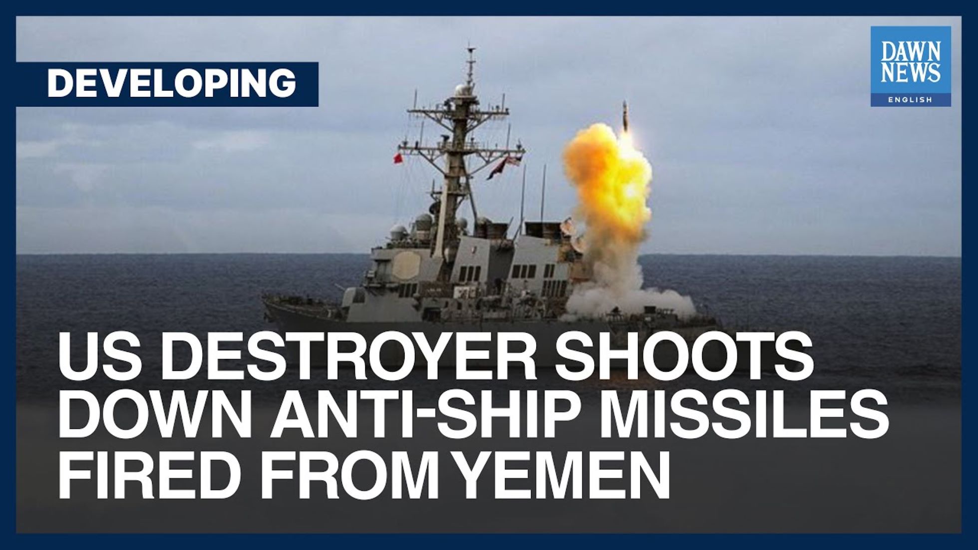 U.S. Navy Shot Down Anti-Ship Missile Fired From Yemen: Central Command