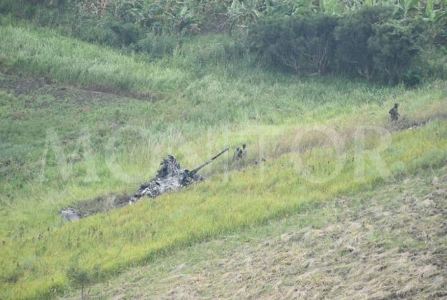 Uganda military chopper crashes while en route to DRC