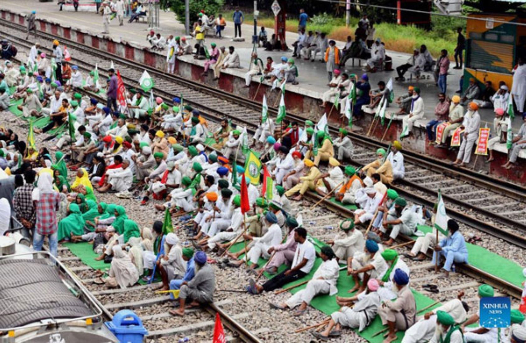 Trains Diverted, Internet Suspended In Parts Of India’s Punjab As Farmers Strike Enters Day Four