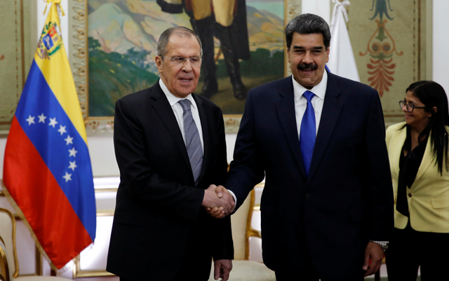 Russian Foreign Minister Lavrov visit Venezuela, where he will meet with President Nicolas Maduro