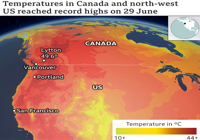 US, Canada see record February heat