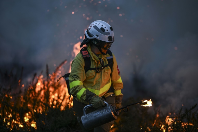 Women around the world train to fight fire with fire in Portugal