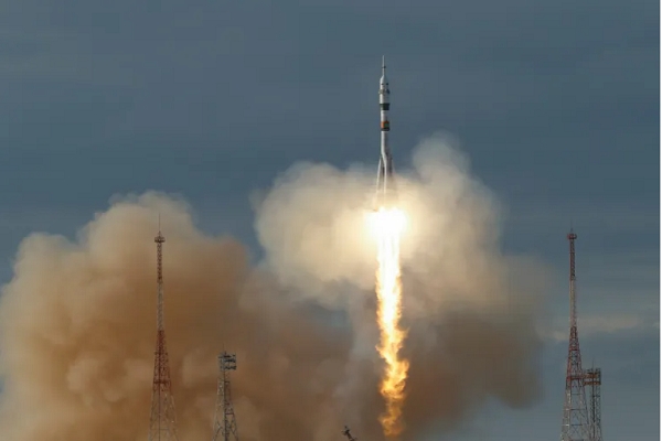 Russian Soyuz rocket with 3 astronauts blasts off to ISS, days after glitch