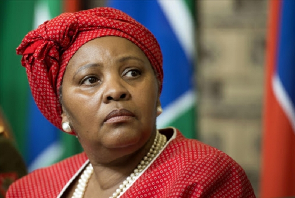 Corruption-accused South African parliament speaker hands herself in to police