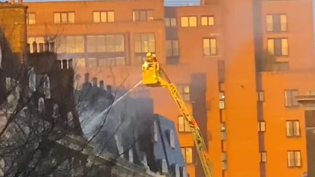 UK: 11 in hospital after huge fire rips through London apartment block