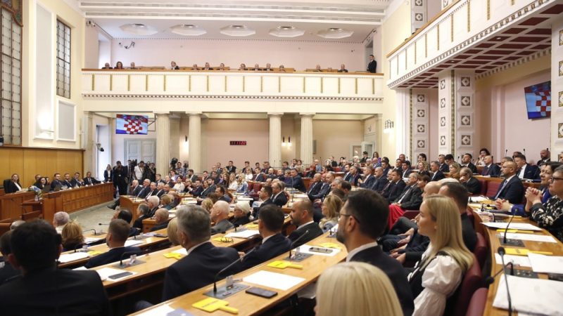 Croatian parliament approves new gov’t headed by incumbent PM