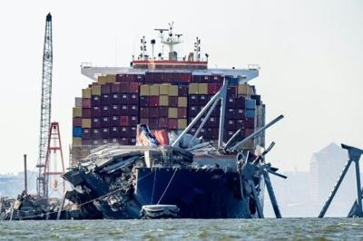 US: Ship that destroyed Baltimore bridge set to move Monday